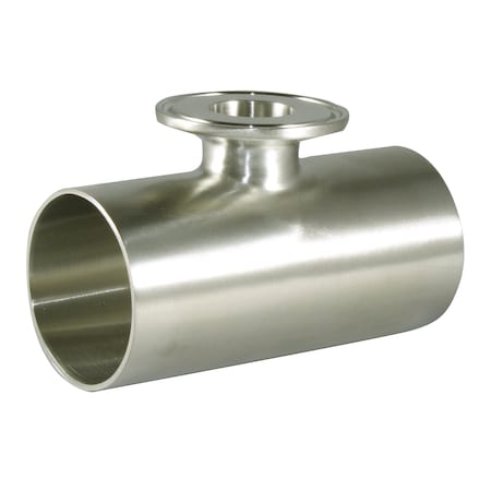 Wayland 3inx2in WELD X WELD X CLAMP SHORT OUTLET REDUCING TEE -316L W67RWWMS-3X2